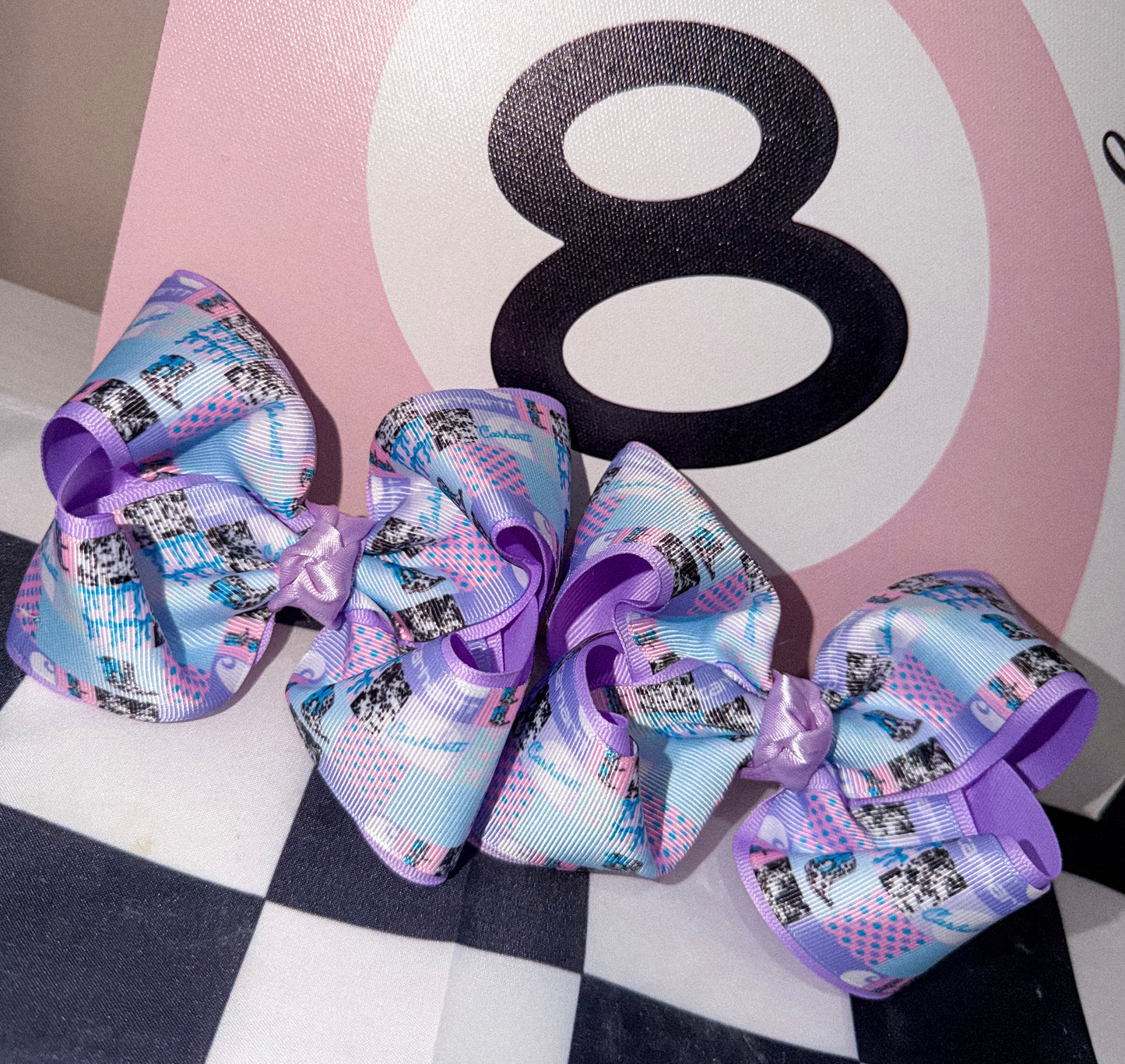 Purple CH clip piggies