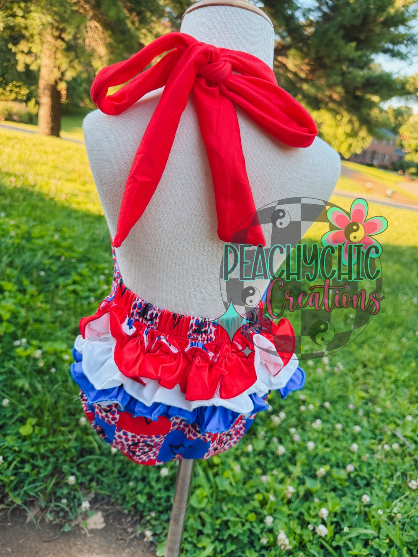 Ruffle butt romper