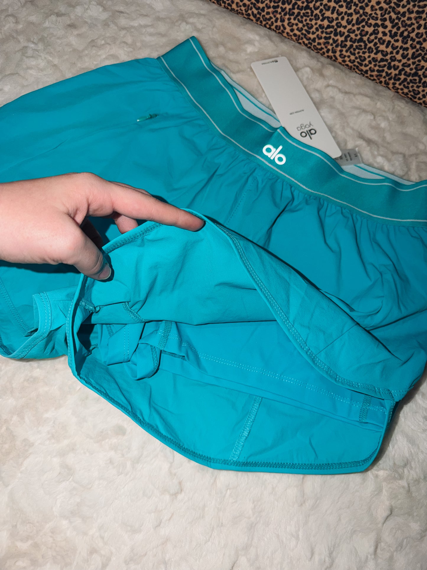 Blue ALO shorts