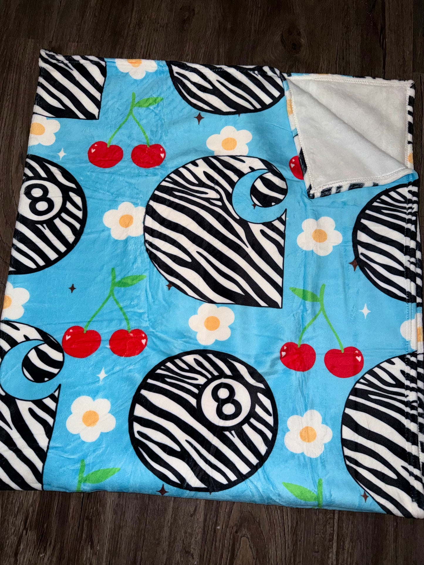 Zebra ch 50x60 throw