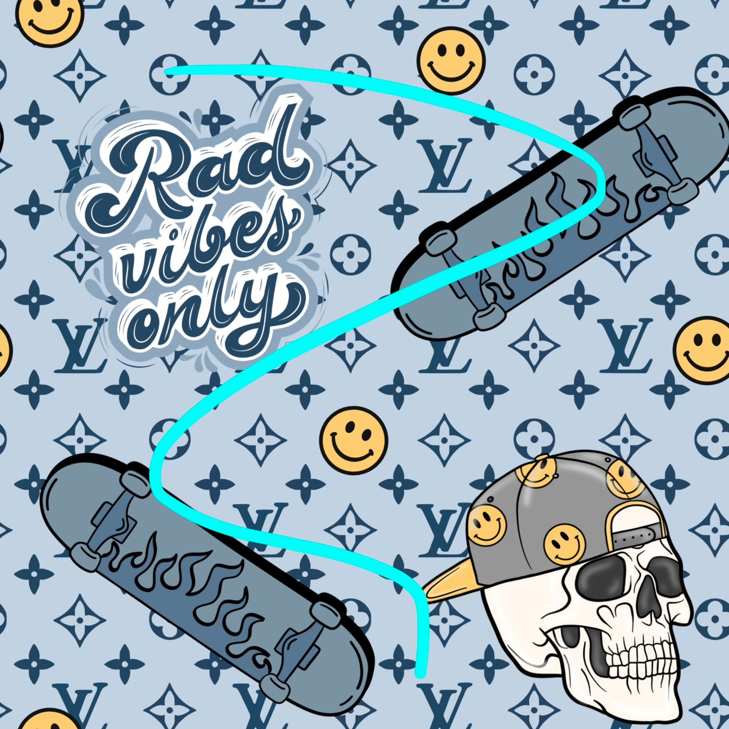 Rad vibes seamless