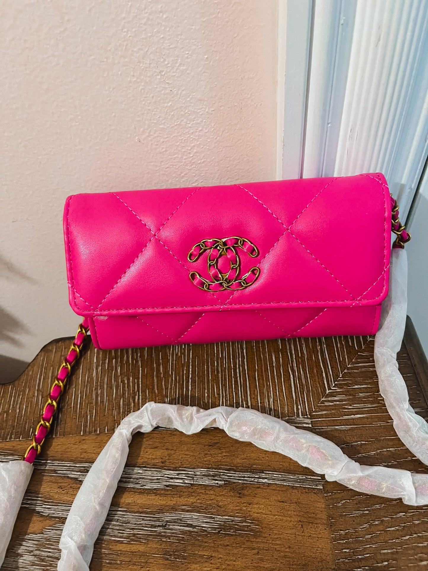 Pink crossbody