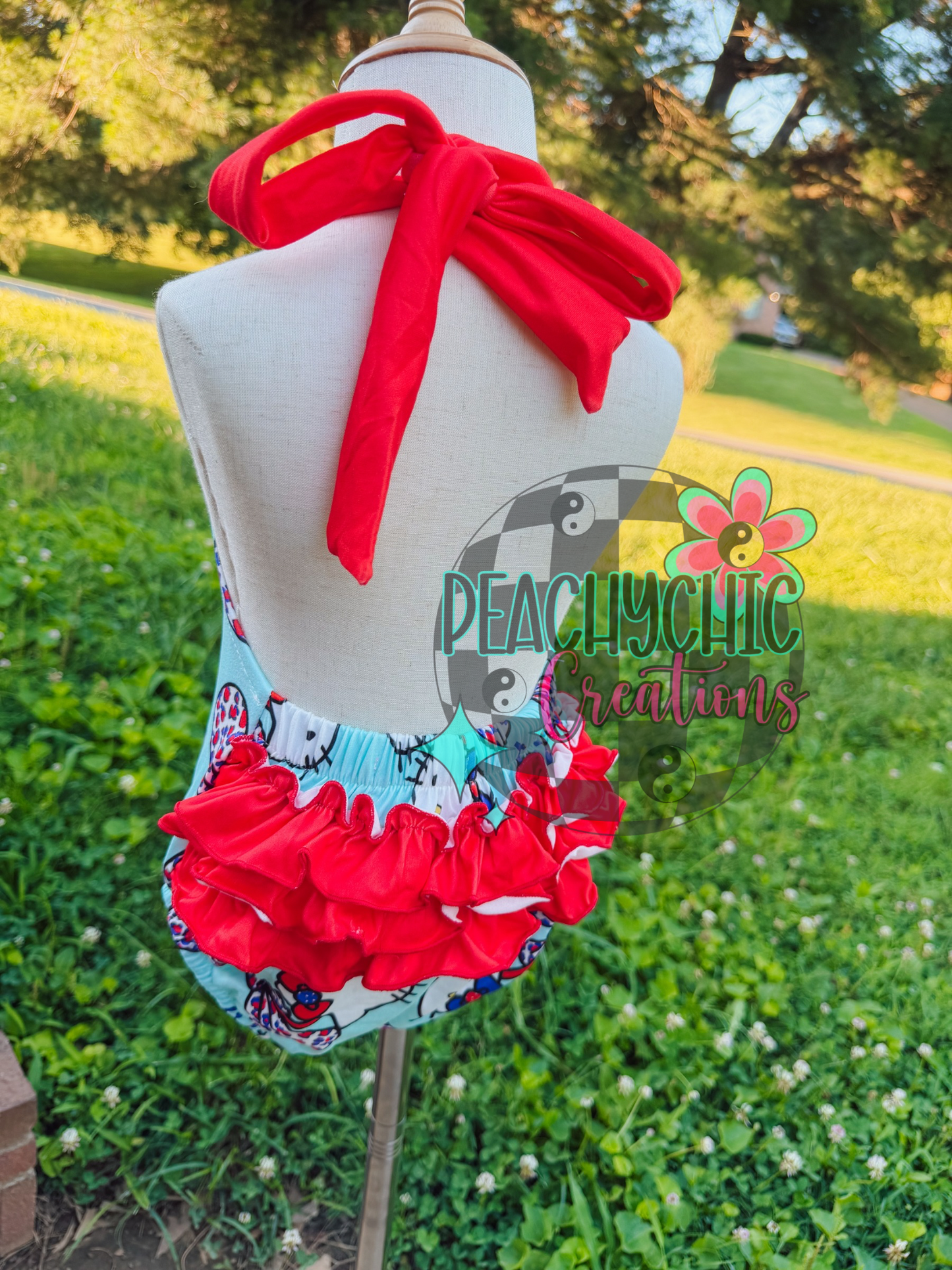 Ruffle butt romper