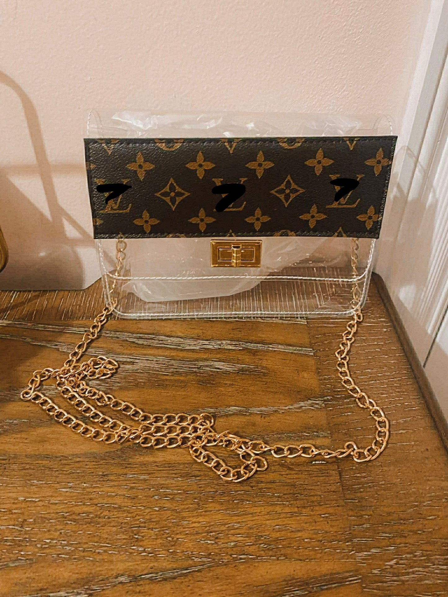 Clear crossbody