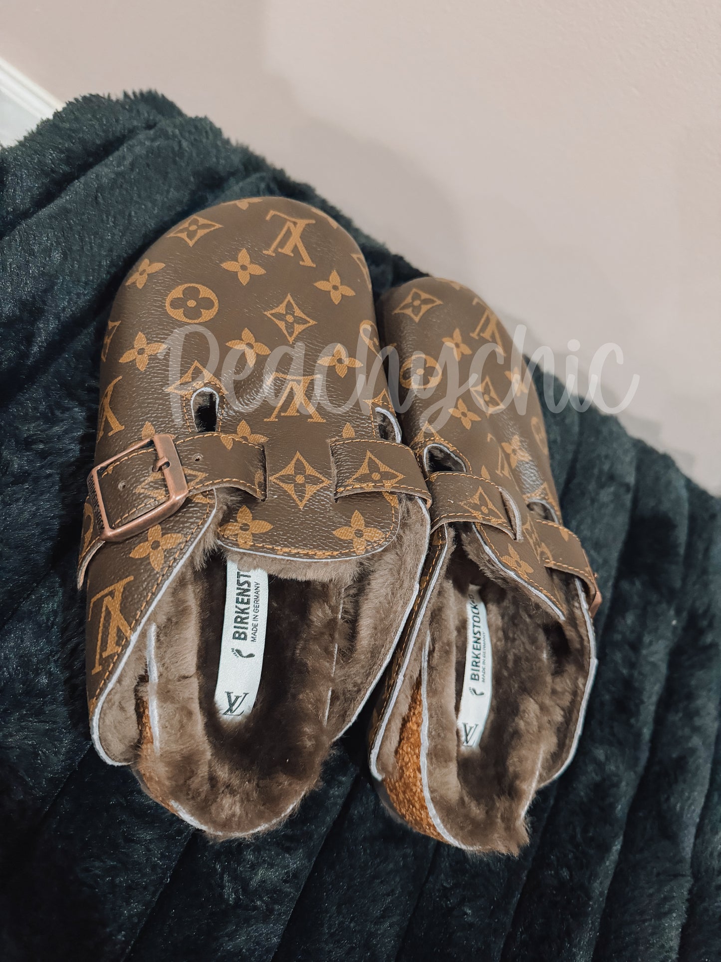 Furry slippers