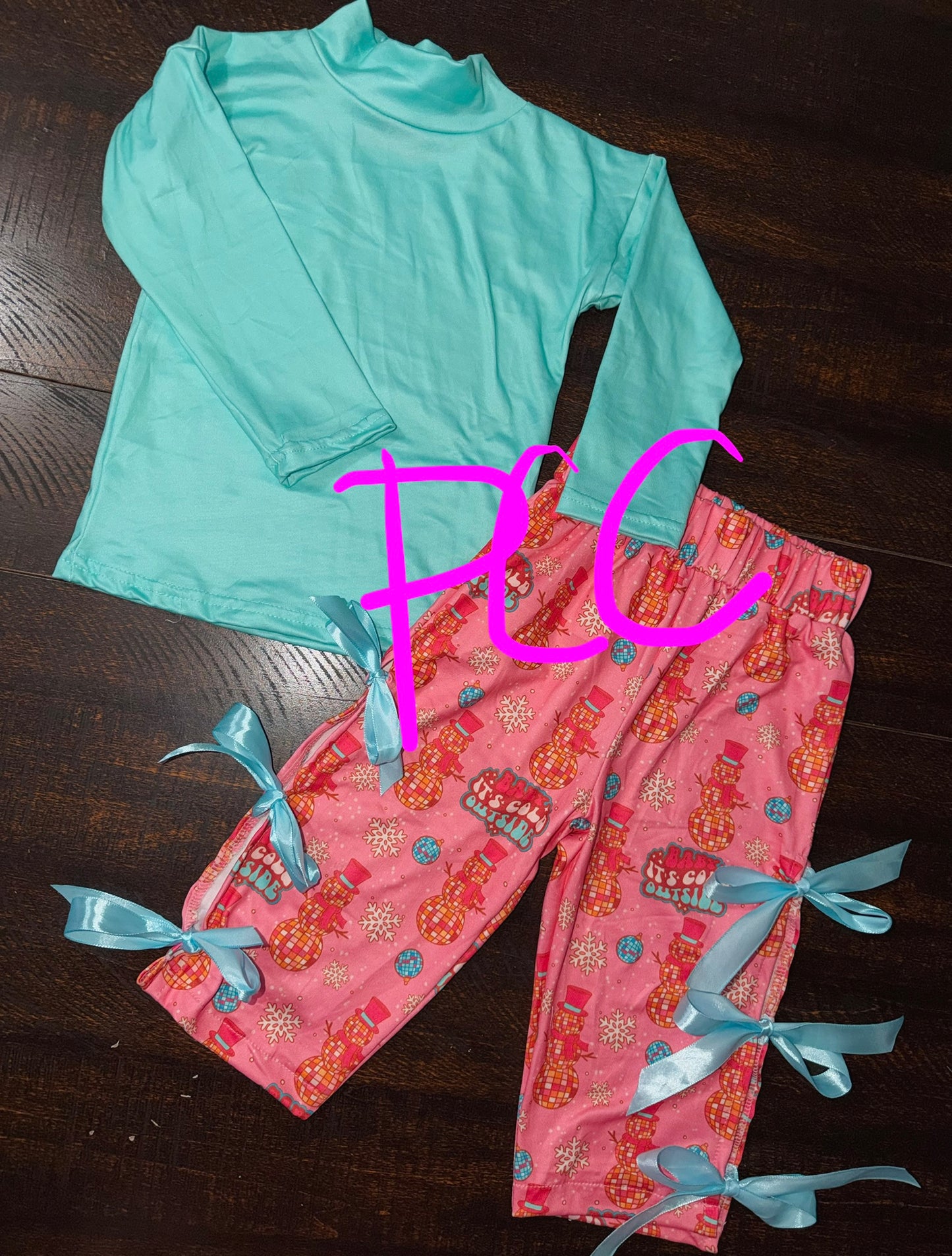 Long sleeve/ bow pants