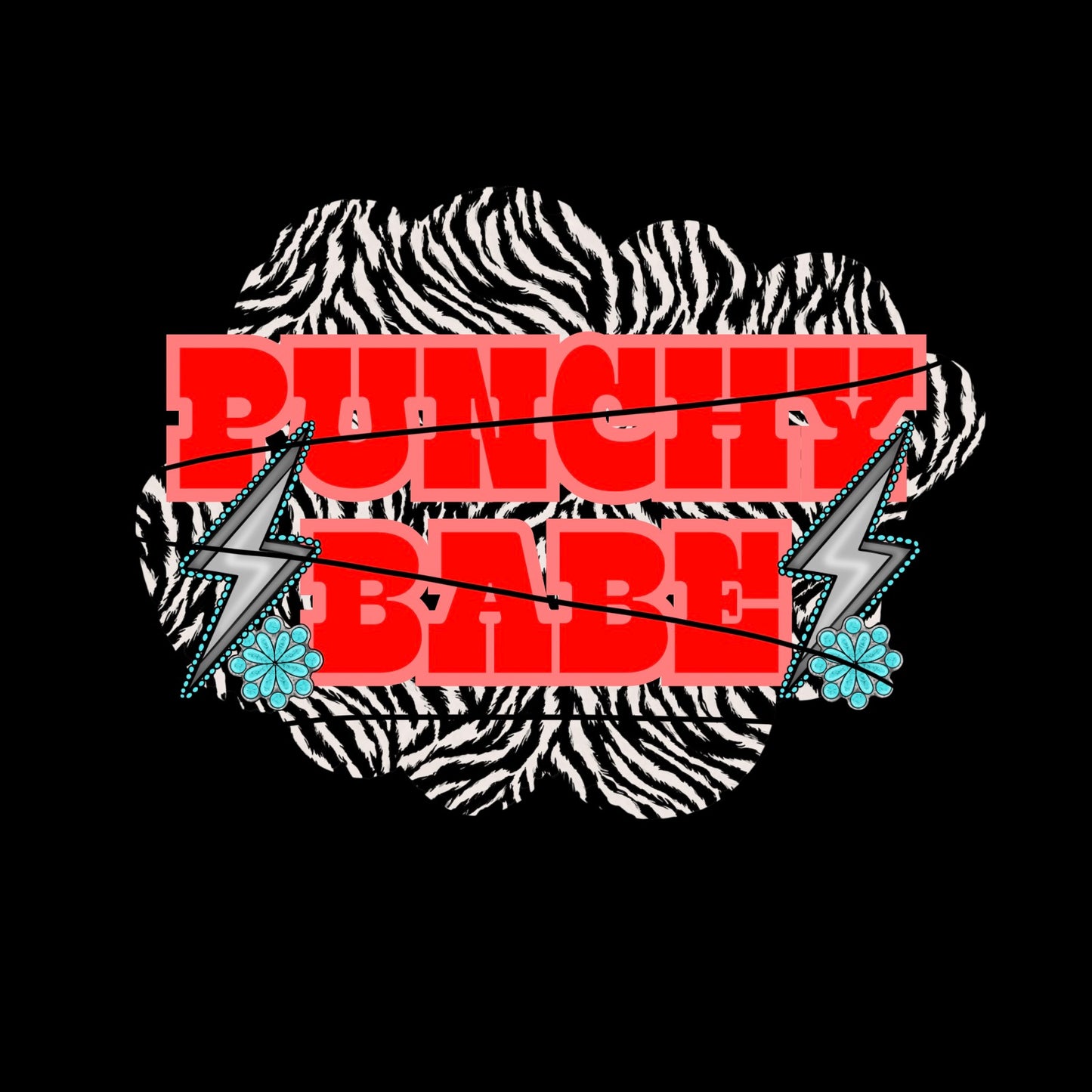 Punchy babe PNG