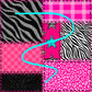 Pink patchwork seamless