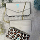 White Cheetah crossbody