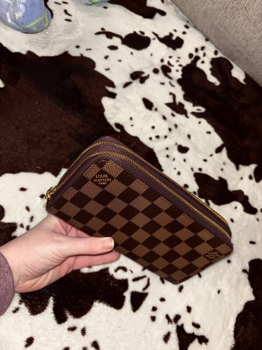 Double zip wallet