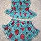 Western tank ruffle set