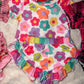 Colorful ruffle set