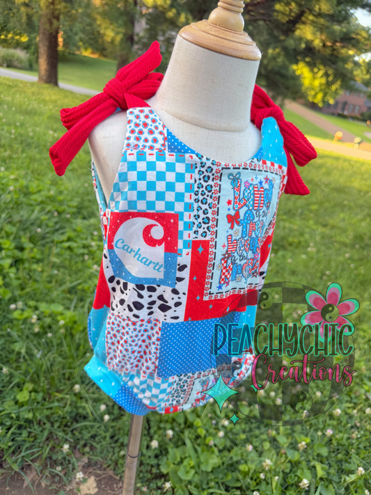 CH tie romper