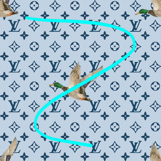 Blue ducks seamless