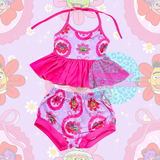 Elmo halter set