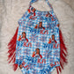 Merica fringe halter rompers