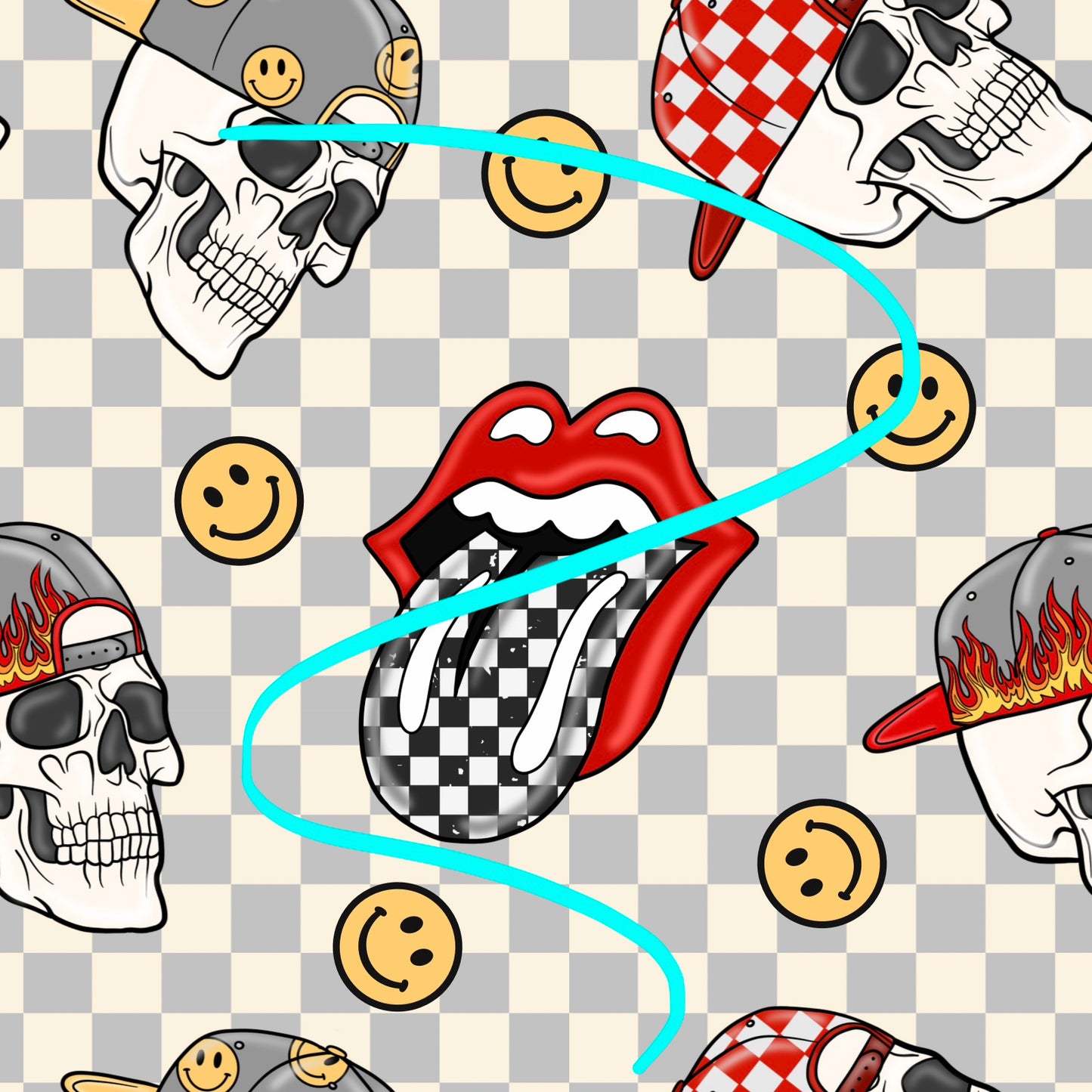 Skelly dude seamless