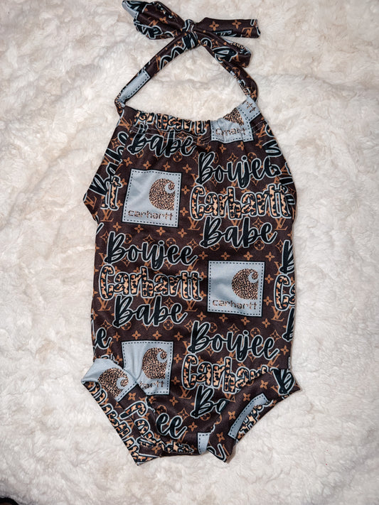 CH babe halter rompers