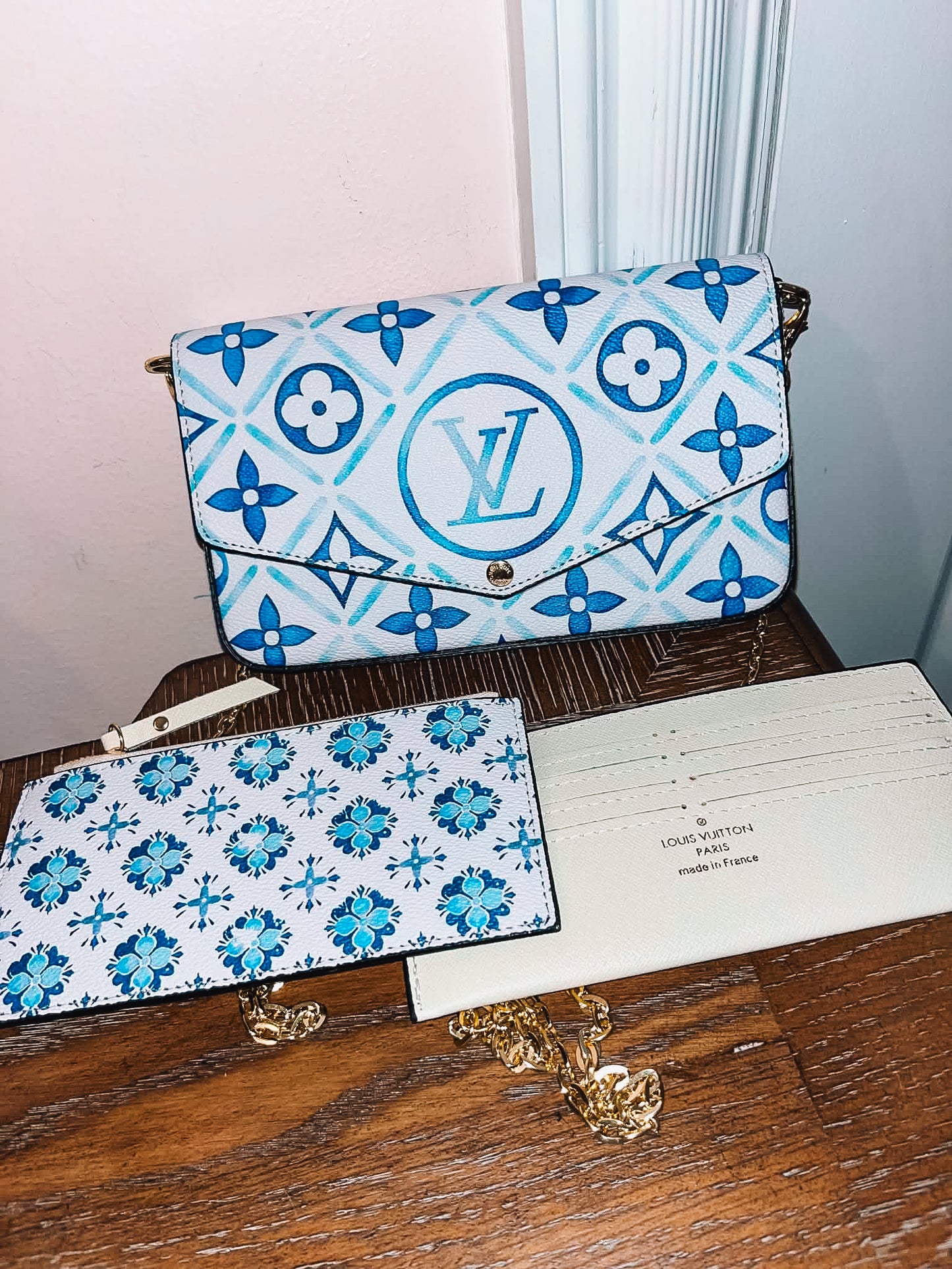 3 piece crossbody set
