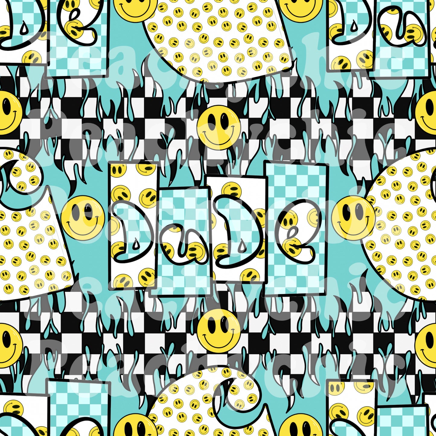 Smiley dude seamless