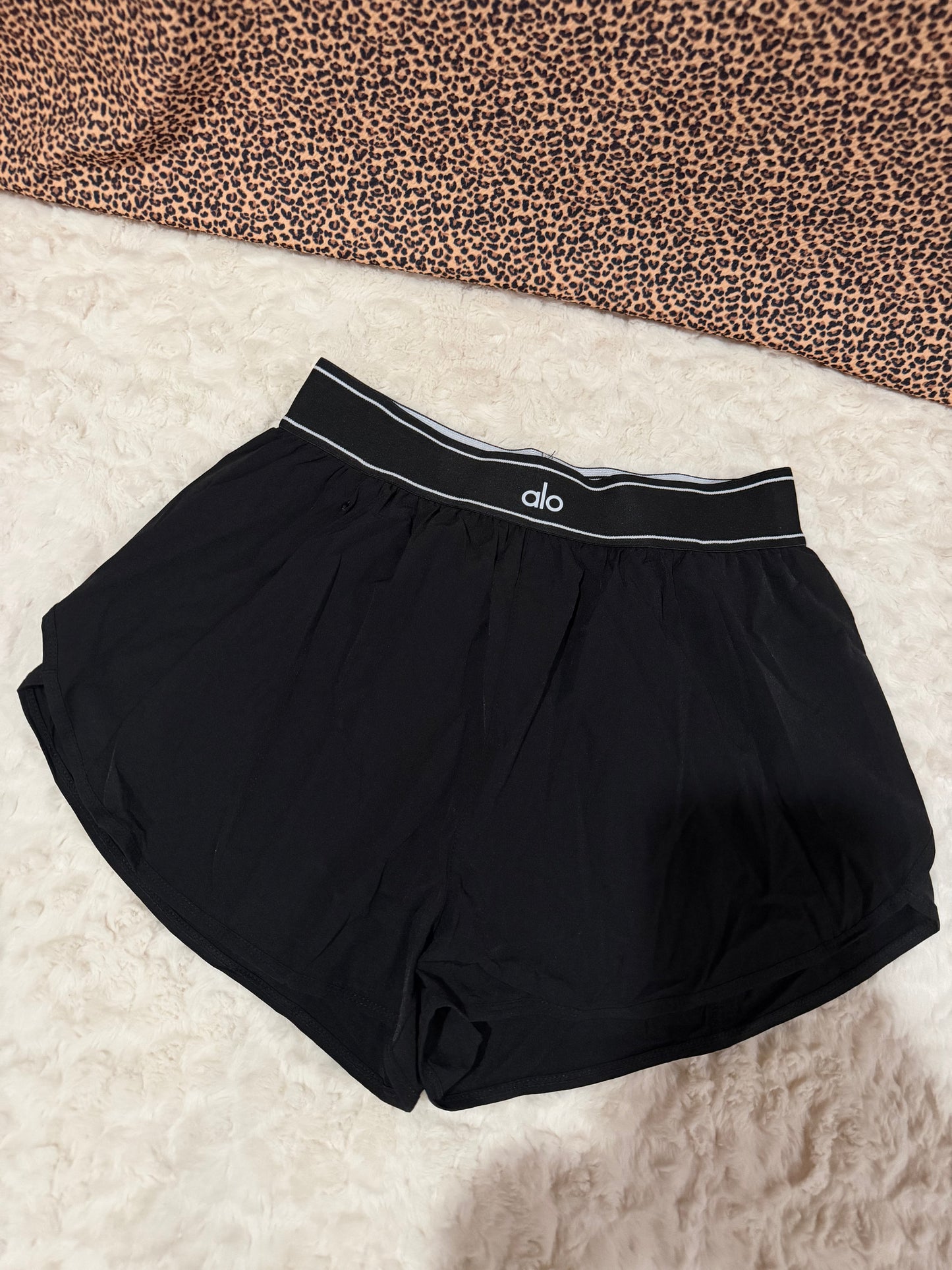 Black ALO shorts