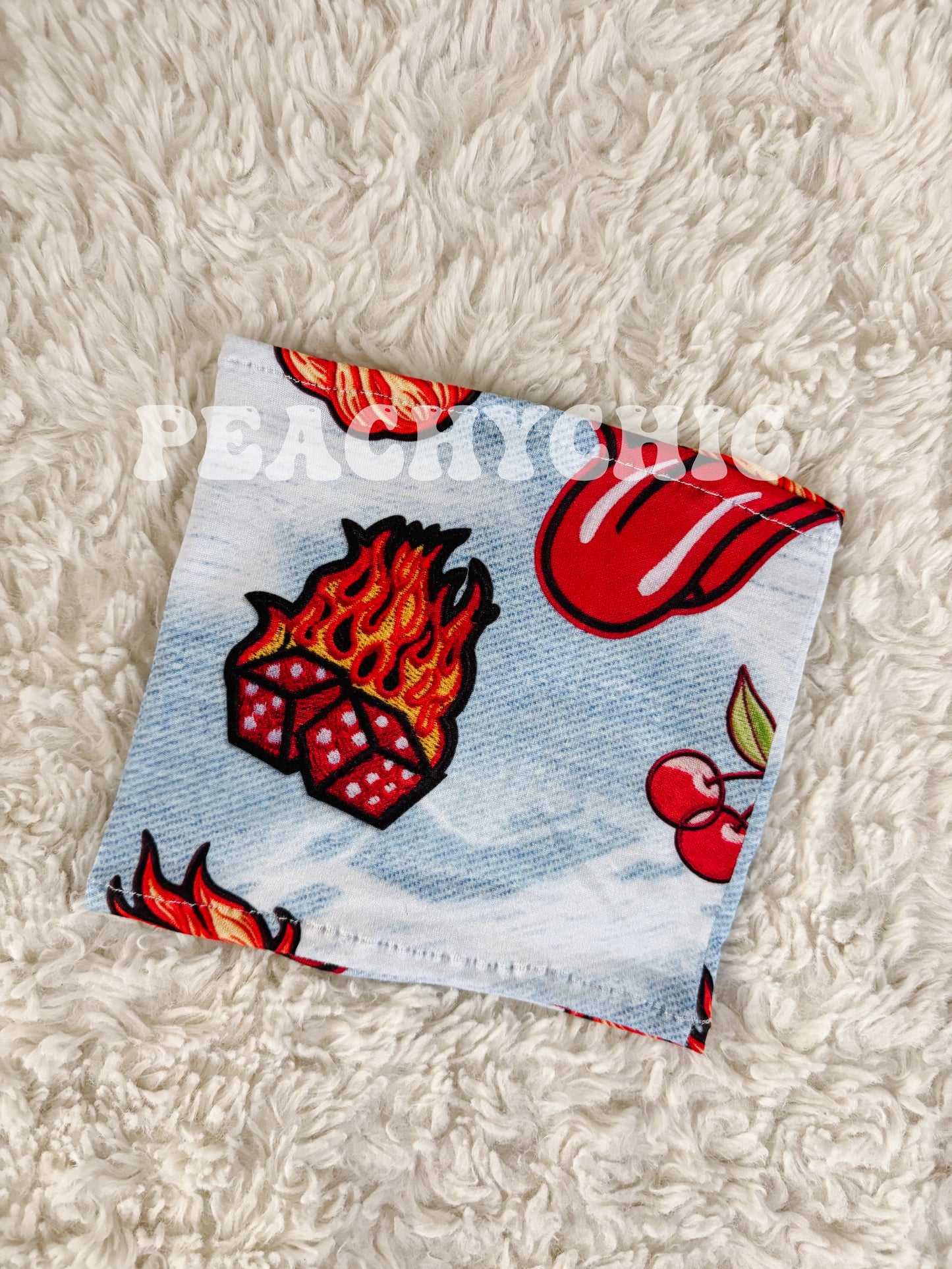 Denim retro tube top