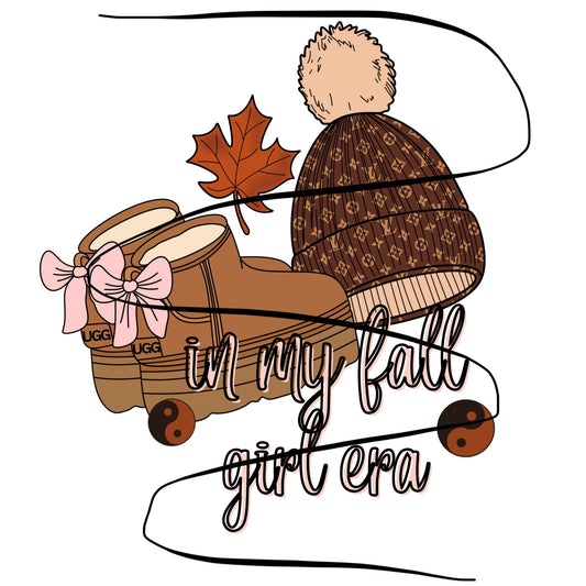 Fall girl PNG