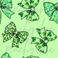 Green St patty bows seamless