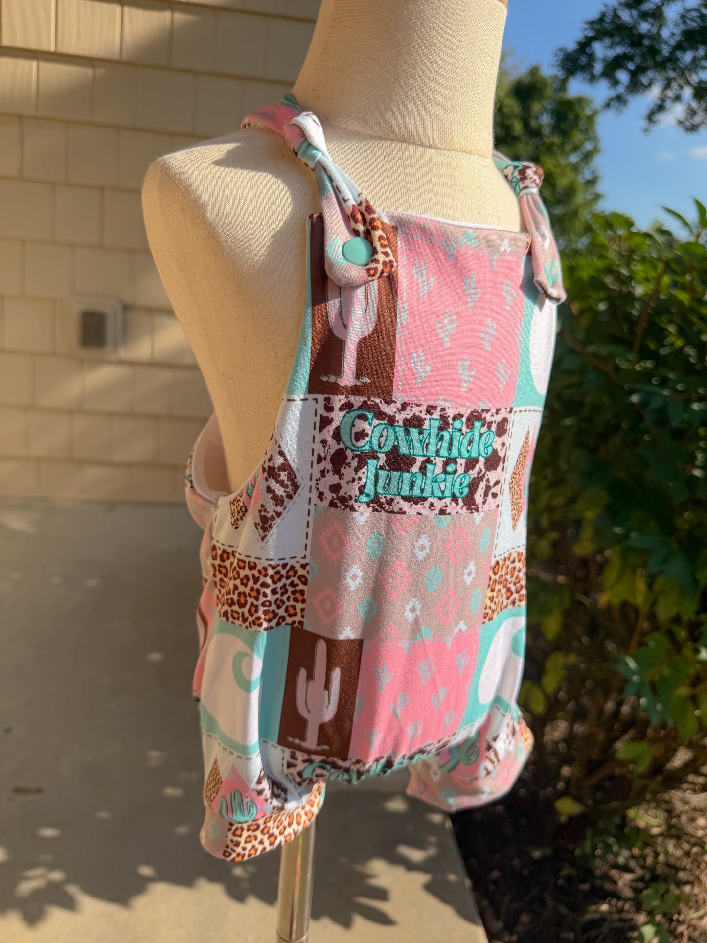 Ch junkie knotted overalls