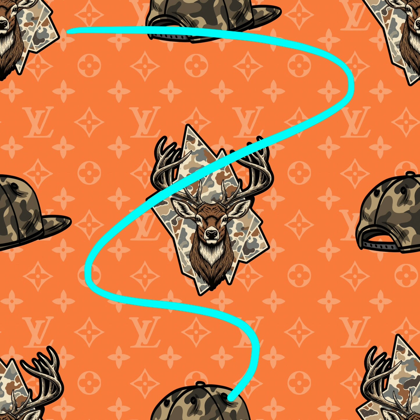 Boujee deers seamless