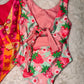 1 piece berry swim (SIZE UP)
