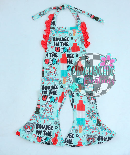 Boujee USA romper