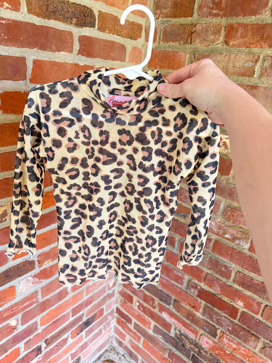 Cheetah mesh tops