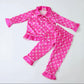 Long sleeve silk pjs