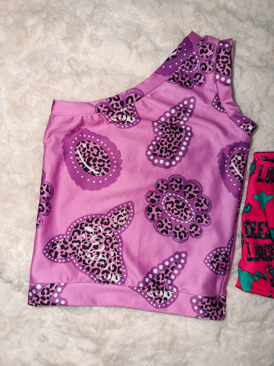 Purple stones tank