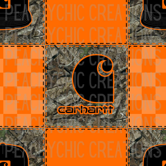 Camo boy patchwork seamless