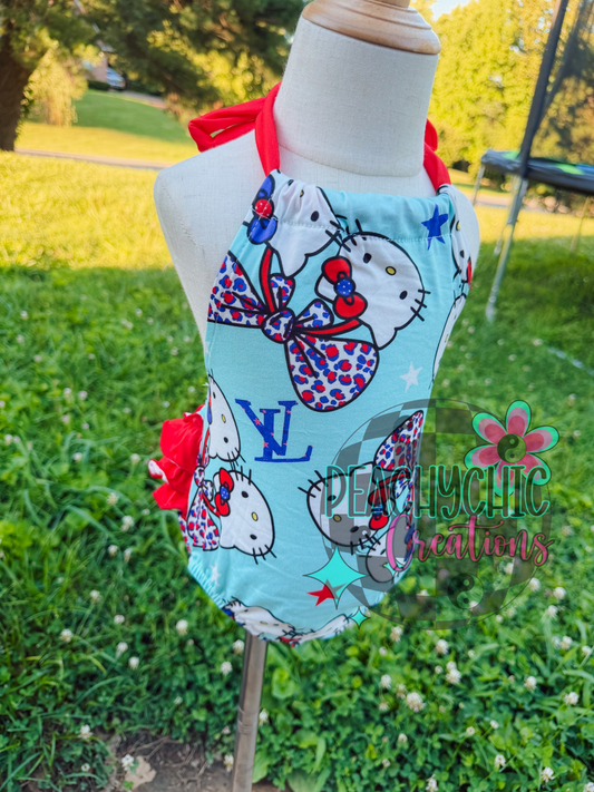 Ruffle butt romper