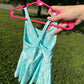 Blue boujee skirted Brielle with snaps
