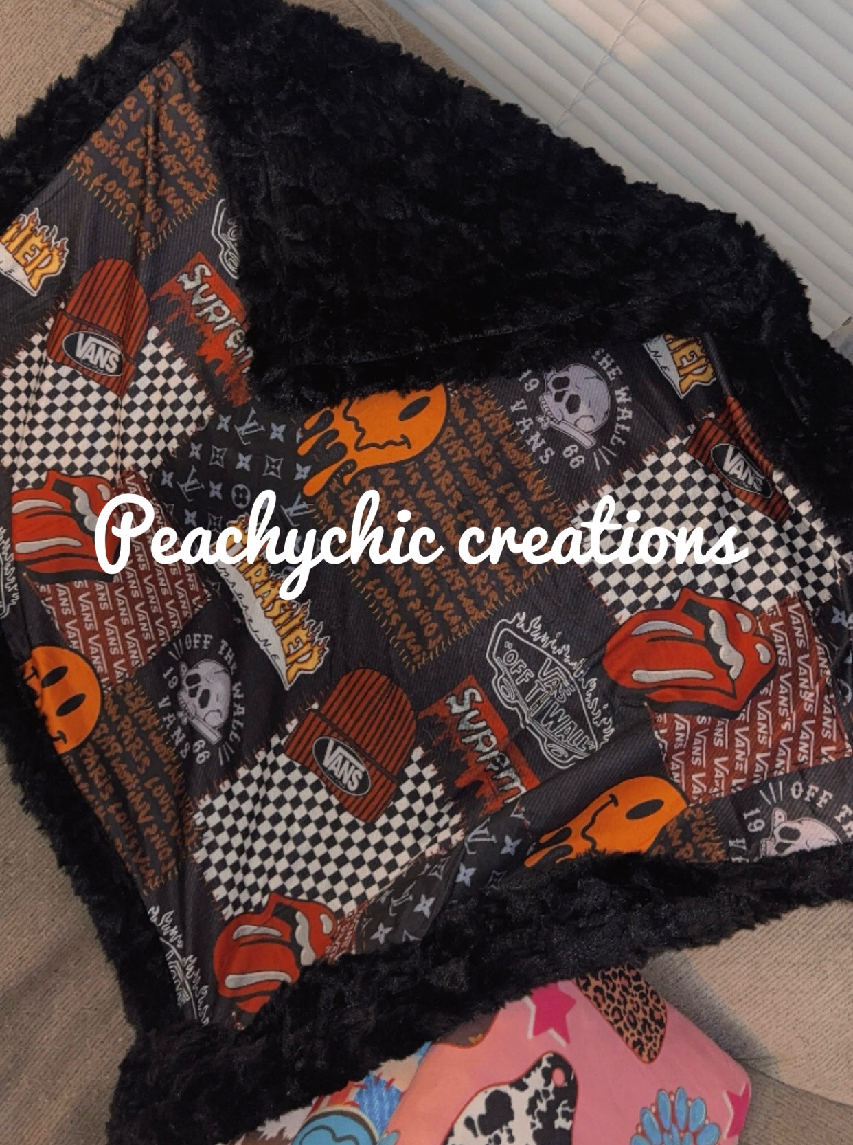 THICK FUR/ plushy blanket 50x60