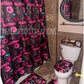 Brown boujee bathroom 4 piece set
