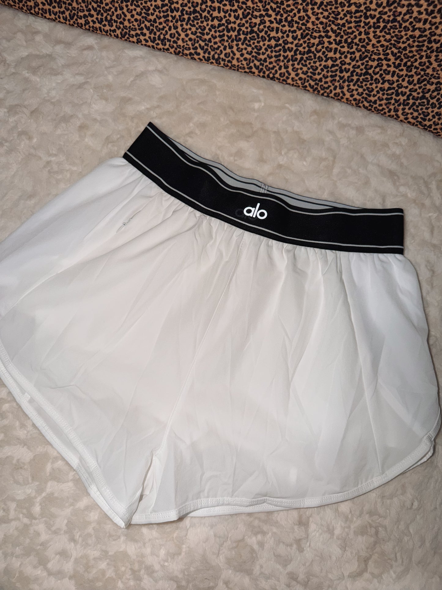 White ALO shorts