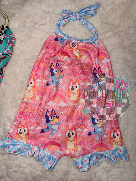 Heeler sisters romper