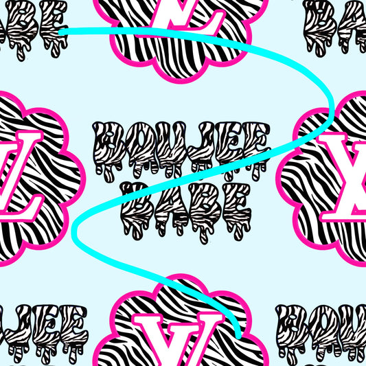 Zebra boujee babe seamless