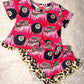 Cheetah ruffle set