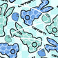 CH bunnies seamless