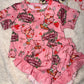 Berry ruffle set