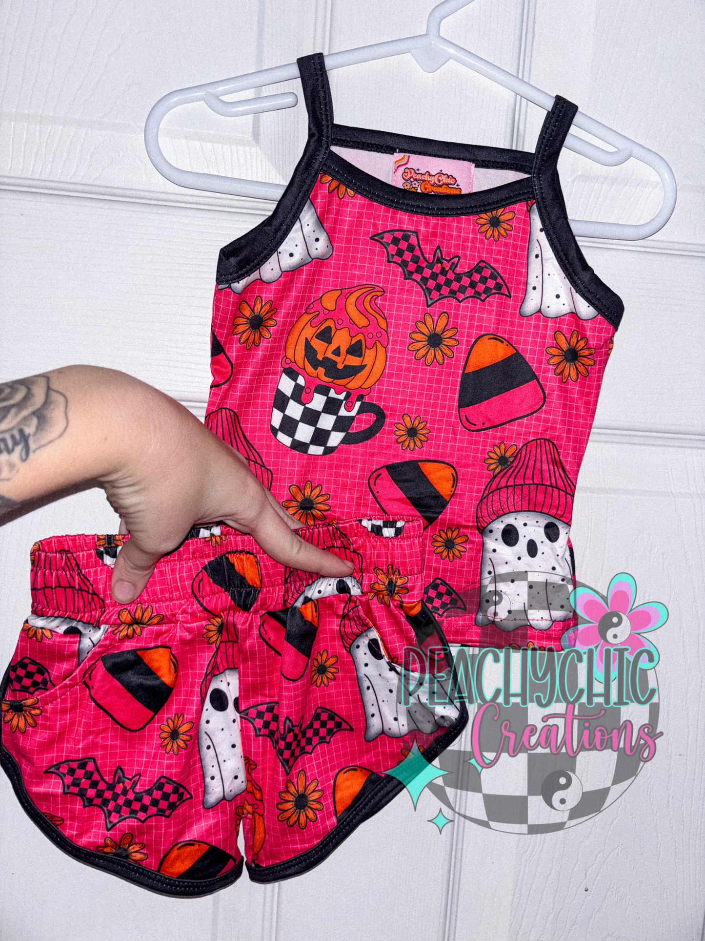 Pink Halloween set