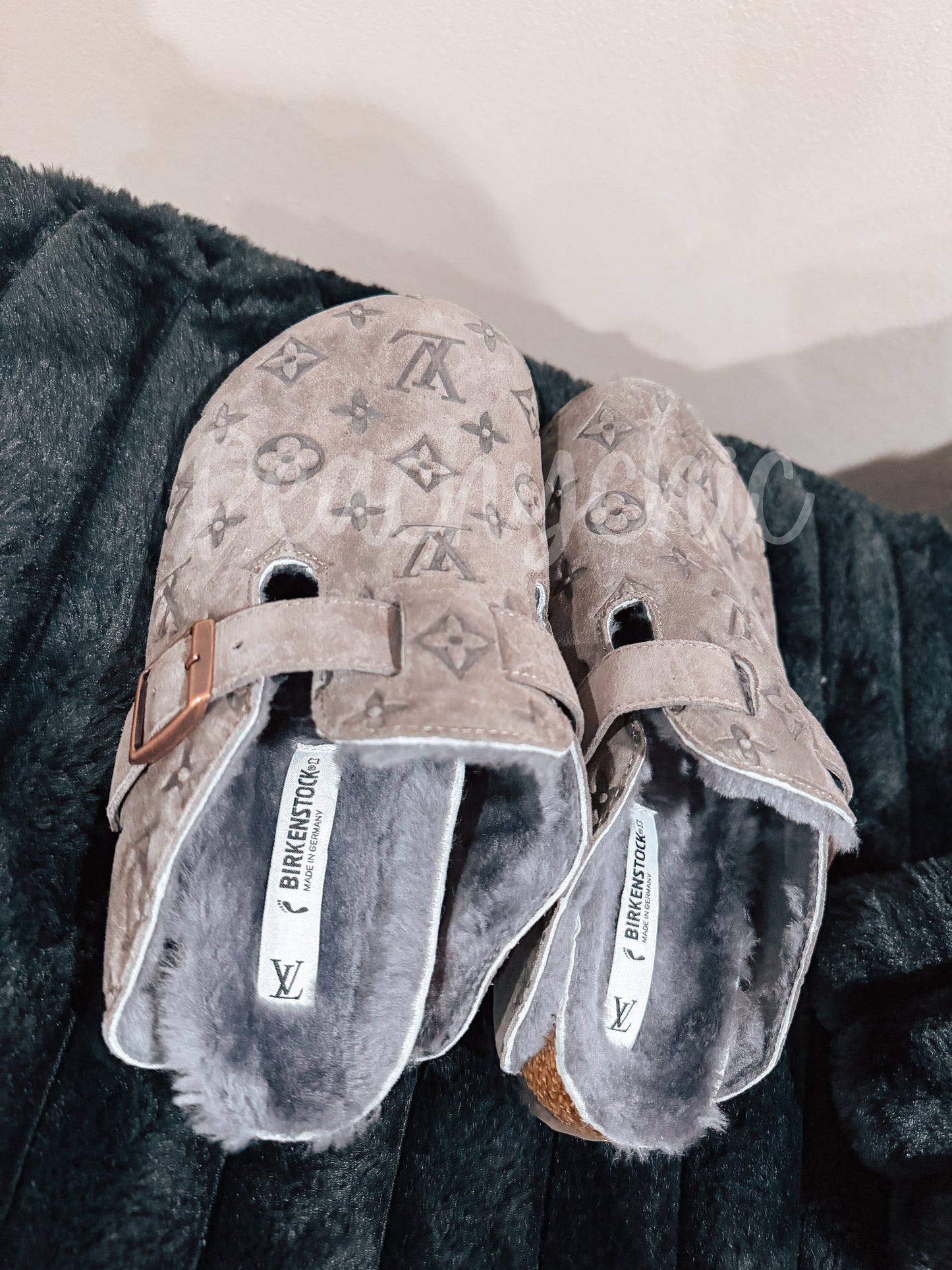 Furry slippers