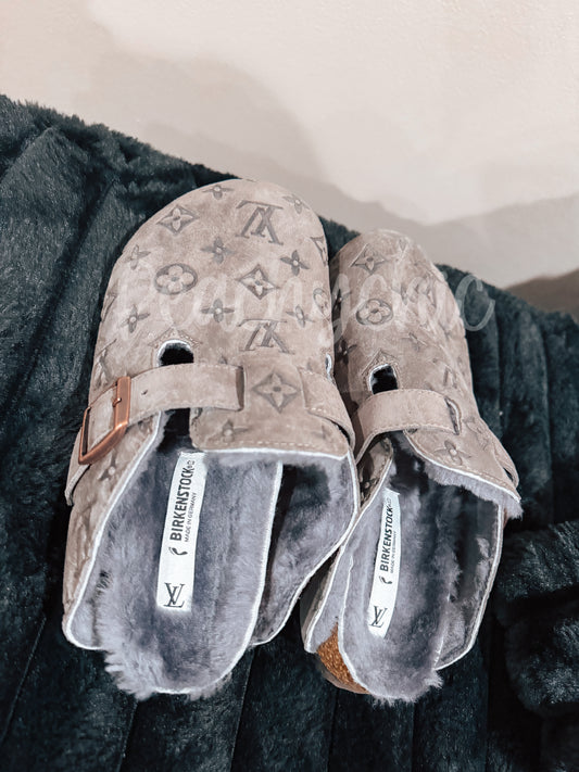 Furry slippers