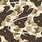 Boujee checkered bunnies seamless